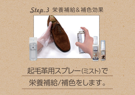 ステップ3　スプレーで栄養補給